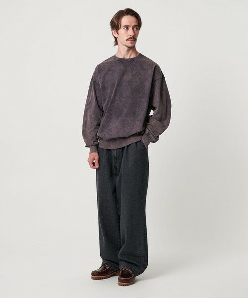 BEAUTY&YOUTH UNITED ARROWS / ビューティー&ユース ユナイテッドアローズ カットソー | フェード クルーネック スウェット Tシャツ | 詳細15