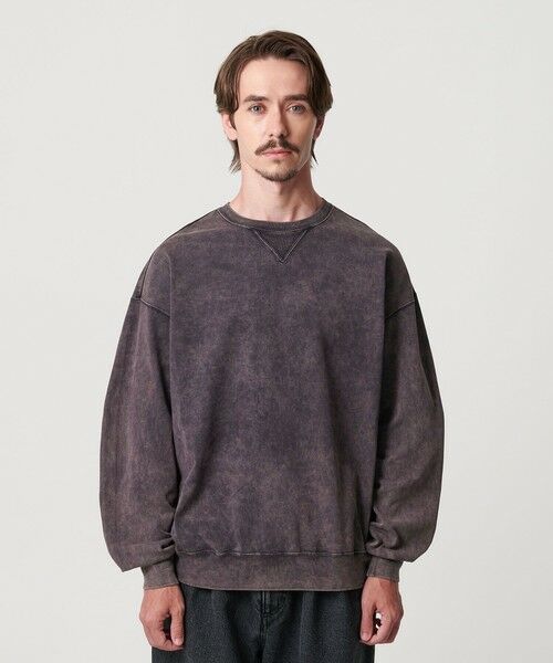 BEAUTY&YOUTH UNITED ARROWS / ビューティー&ユース ユナイテッドアローズ カットソー | フェード クルーネック スウェット Tシャツ | 詳細16