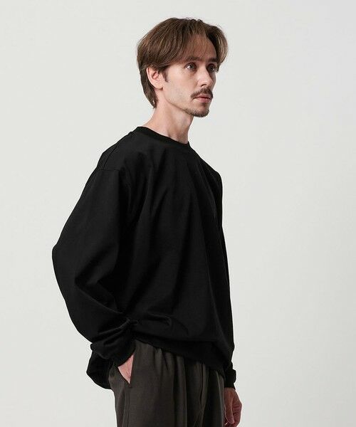 BEAUTY & YOUTH UNITED ARROWS/ビューティー&ユース ユナイテッドアローズ ファイン グロッシー コットン スウェットTシャツ BLACK XL BEAUTY & YOUTH UNITED ARROWS/ビューティー&ユース ユナイテッドアローズ ファイン グロッシー コットン スウェットTシャツ BLACK XL