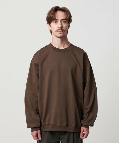 BEAUTY&YOUTH UNITED ARROWS / ビューティー&ユース ユナイテッドアローズ カットソー | ファイン グロッシー コットン スウェットTシャツ | 詳細15