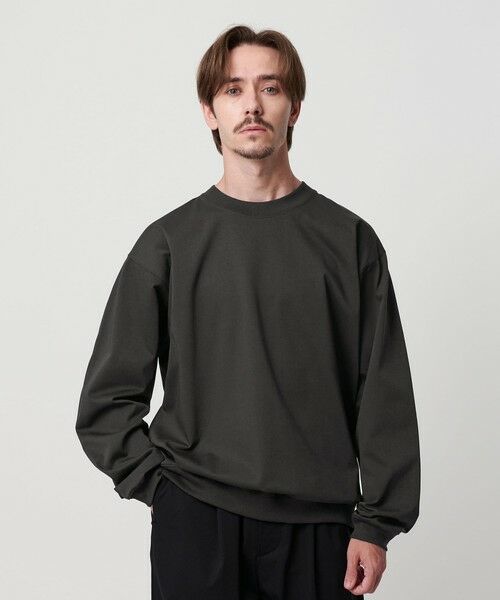 BEAUTY&YOUTH UNITED ARROWS / ビューティー&ユース ユナイテッドアローズ カットソー | ファイン グロッシー コットン スウェットTシャツ | 詳細25