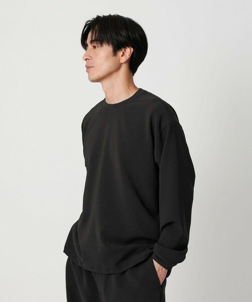 BEAUTY & YOUTH UNITED ARROWS/ビューティー&ユース ユナイテッドアローズ DUAL PACK 2.0 アジャスト クルーネック ロングスリーブ カットソー -セットアップ対応 ウォッシャブル マルチ機能- BLACK M BEAUTY & YOUTH UNITED ARROWS/ビューティー&ユース ユナイテッドアローズ DUAL PACK 2.0 アジャスト クルーネック ロングスリーブ カットソー -セットアップ対応 ウォッシャブル マルチ機能- BLACK M