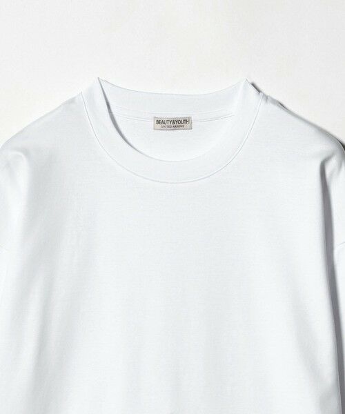 BEAUTY&YOUTH UNITED ARROWS / ビューティー&ユース ユナイテッドアローズ カットソー | プラチナ ポンチ クルーネック カットソー 抗菌防臭 | 詳細4