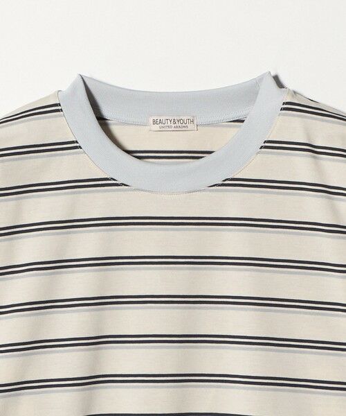 BEAUTY&YOUTH UNITED ARROWS / ビューティー&ユース ユナイテッドアローズ カットソー | トリプル ボーダー スウェット Tシャツ | 詳細4
