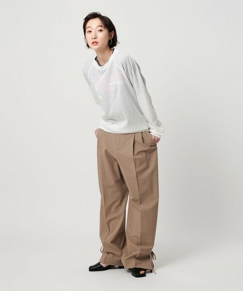 BEAUTY&YOUTH UNITED ARROWS / ビューティー&ユース ユナイテッドアローズ カットソー | 【WEB限定】シアー ラグラン スウェット | 詳細1
