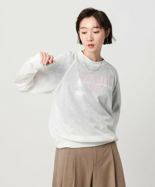 BEAUTY&YOUTH UNITED ARROWS / ビューティー&ユース ユナイテッドアローズ カットソー | 【WEB限定】シアー ラグラン スウェット | 詳細2