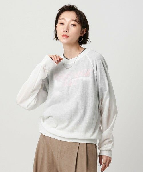 BEAUTY&YOUTH UNITED ARROWS / ビューティー&ユース ユナイテッドアローズ カットソー | 【WEB限定】シアー ラグラン スウェット | 詳細3