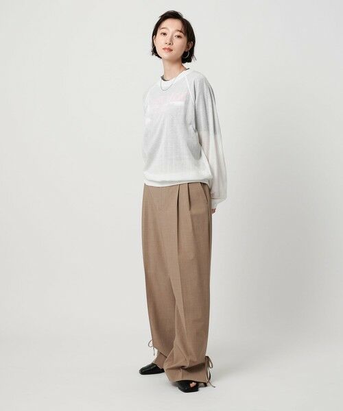 BEAUTY&YOUTH UNITED ARROWS / ビューティー&ユース ユナイテッドアローズ カットソー | 【WEB限定】シアー ラグラン スウェット | 詳細5