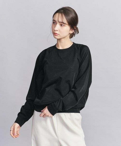 BEAUTY&YOUTH UNITED ARROWS / ビューティー&ユース ユナイテッドアローズ カットソー | 【WEB限定】シアー ラグラン スウェット | 詳細10