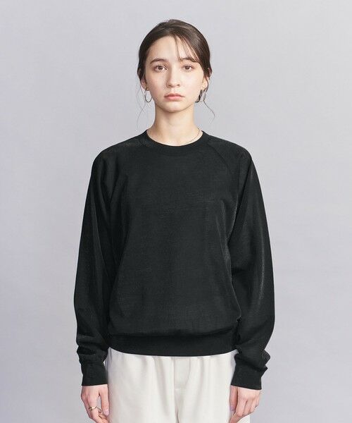 BEAUTY&YOUTH UNITED ARROWS / ビューティー&ユース ユナイテッドアローズ カットソー | 【WEB限定】シアー ラグラン スウェット | 詳細15