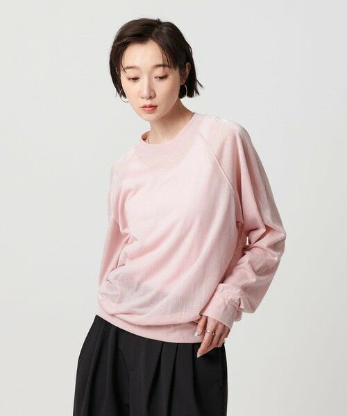 BEAUTY&YOUTH UNITED ARROWS / ビューティー&ユース ユナイテッドアローズ カットソー | 【WEB限定】シアー ラグラン スウェット | 詳細25