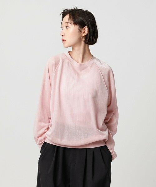 BEAUTY&YOUTH UNITED ARROWS / ビューティー&ユース ユナイテッドアローズ カットソー | 【WEB限定】シアー ラグラン スウェット | 詳細26