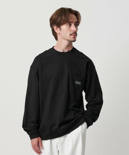 BEAUTY&YOUTH UNITED ARROWS / ビューティー&ユース ユナイテッドアローズ カットソー | 【別注】<UNIVERSAL OVERALL>1ポケット ロングスリーブ Tシャツ | 詳細1