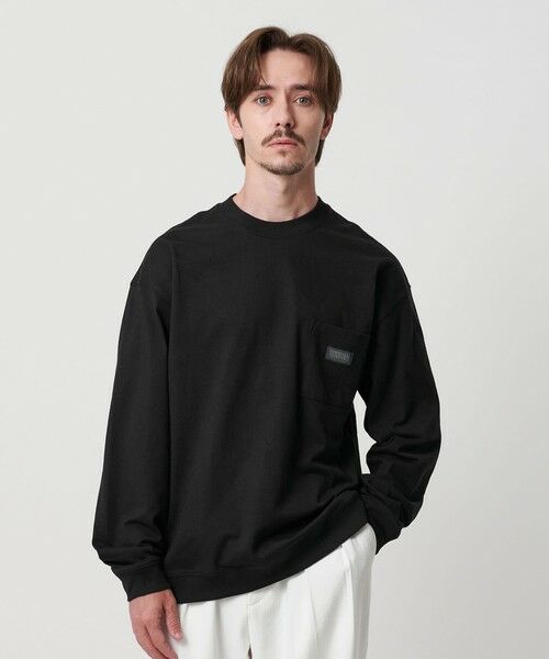 BEAUTY & YOUTH UNITED ARROWS/ビューティー&ユース ユナイテッドアローズ 【別注】<UNIVERSAL OVERALL>1ポケット ロングスリーブ Tシャツ BLACK S BEAUTY & YOUTH UNITED ARROWS/ビューティー&ユース ユナイテッドアローズ 【別注】<UNIVERSAL OVERALL>1ポケット ロングスリーブ Tシャツ BLACK S
