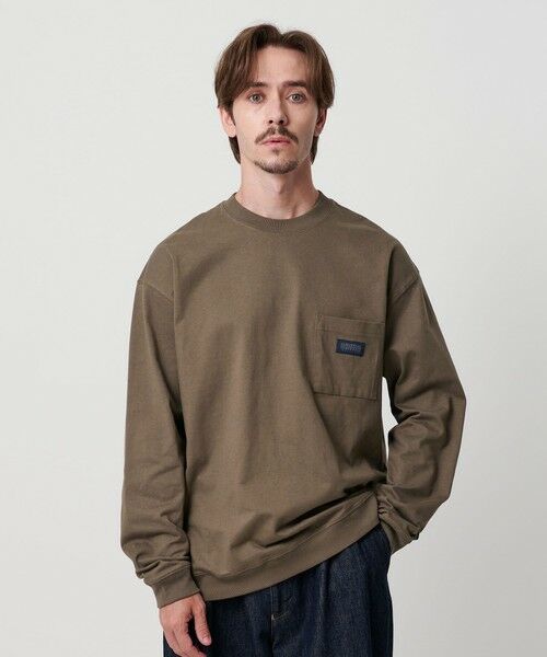 BEAUTY&YOUTH UNITED ARROWS / ビューティー&ユース ユナイテッドアローズ カットソー | 【別注】<UNIVERSAL OVERALL>1ポケット ロングスリーブ Tシャツ | 詳細18