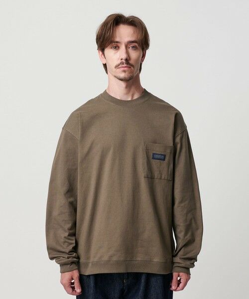 BEAUTY&YOUTH UNITED ARROWS / ビューティー&ユース ユナイテッドアローズ カットソー | 【別注】<UNIVERSAL OVERALL>1ポケット ロングスリーブ Tシャツ | 詳細20