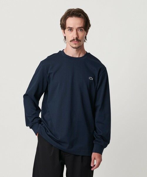 BEAUTY & YOUTH UNITED ARROWS/ビューティー&ユース ユナイテッドアローズ <LACOSTE>1ポイント ロングスリーブ Tシャツ NAVY XL BEAUTY & YOUTH UNITED ARROWS/ビューティー&ユース ユナイテッドアローズ <LACOSTE>1ポイント ロングスリーブ Tシャツ NAVY XL