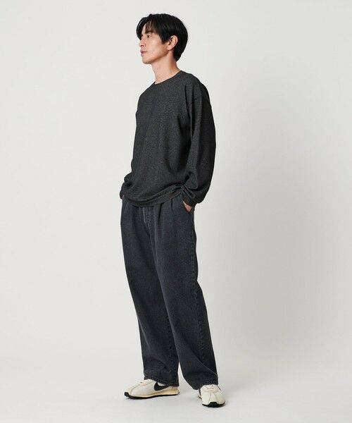 BEAUTY&YOUTH UNITED ARROWS / ビューティー&ユース ユナイテッドアローズ ニット・セーター | プレーティング フェード クルーネック ニット 抗菌・防臭機能付き | 詳細2