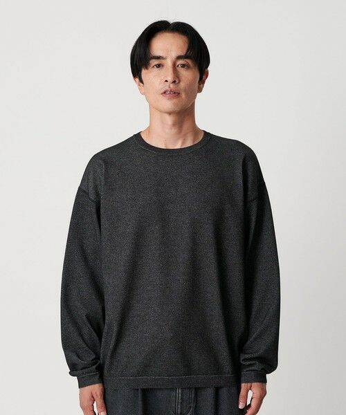 BEAUTY&YOUTH UNITED ARROWS / ビューティー&ユース ユナイテッドアローズ ニット・セーター | プレーティング フェード クルーネック ニット 抗菌・防臭機能付き | 詳細3