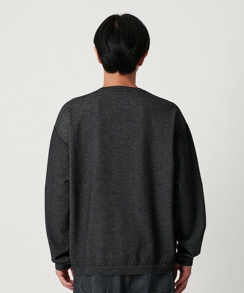 BEAUTY&YOUTH UNITED ARROWS / ビューティー&ユース ユナイテッドアローズ ニット・セーター | プレーティング フェード クルーネック ニット 抗菌・防臭機能付き | 詳細5