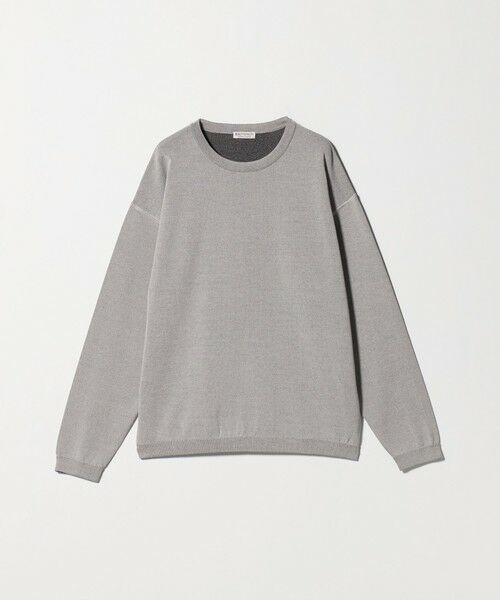 BEAUTY&YOUTH UNITED ARROWS / ビューティー&ユース ユナイテッドアローズ ニット・セーター | プレーティング フェード クルーネック ニット 抗菌・防臭機能付き | 詳細12