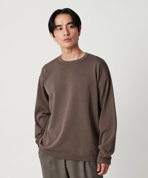 BEAUTY&YOUTH UNITED ARROWS / ビューティー&ユース ユナイテッドアローズ ニット・セーター | プレーティング フェード クルーネック ニット 抗菌・防臭機能付き | 詳細22