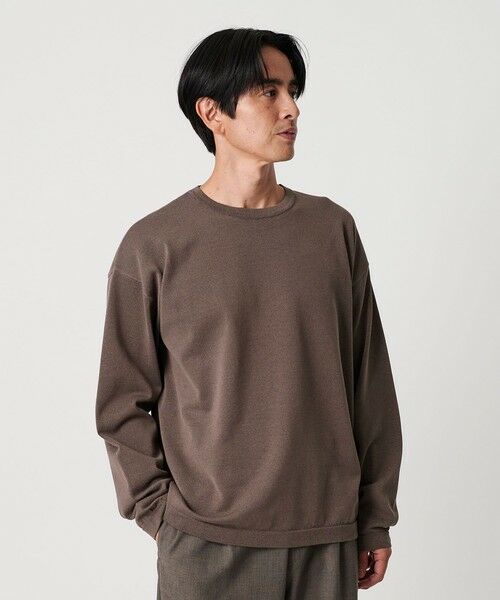 BEAUTY&YOUTH UNITED ARROWS / ビューティー&ユース ユナイテッドアローズ ニット・セーター | プレーティング フェード クルーネック ニット 抗菌・防臭機能付き | 詳細23