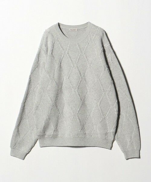 BEAUTY&YOUTH UNITED ARROWS / ビューティー&ユース ユナイテッドアローズ ニット・セーター | フリンジ パターン クルーネック ニット | 詳細2