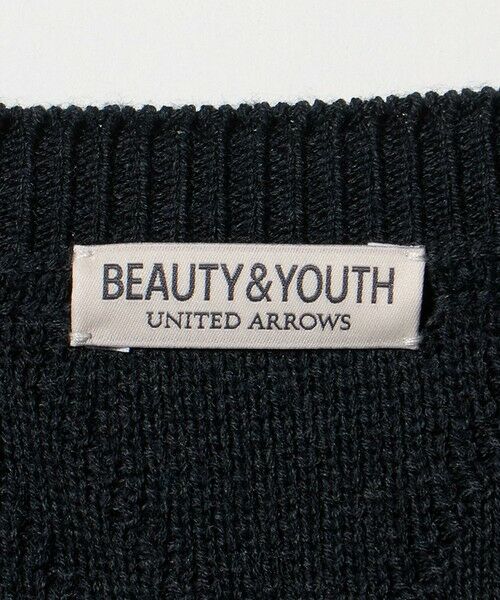 BEAUTY&YOUTH UNITED ARROWS / ビューティー&ユース ユナイテッドアローズ ニット・セーター | フリンジ パターン クルーネック ニット | 詳細17