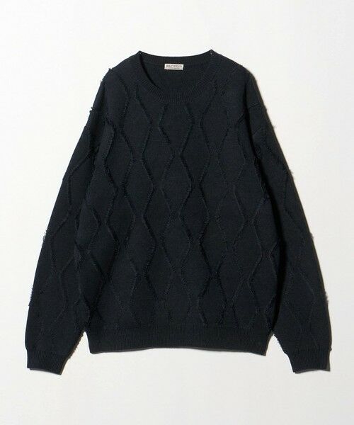 BEAUTY&YOUTH UNITED ARROWS / ビューティー&ユース ユナイテッドアローズ ニット・セーター | フリンジ パターン クルーネック ニット | 詳細12