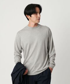 BEAUTY&YOUTH UNITED ARROWS / ビューティー&ユース ユナイテッドアローズ ニット・セーター | コットン カシミヤ ブレンド ジャケット ネック Tシャツ