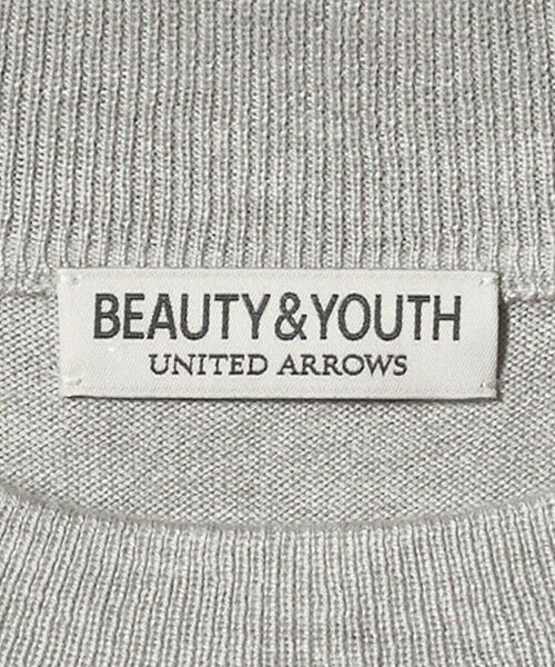 BEAUTY&YOUTH UNITED ARROWS / ビューティー&ユース ユナイテッドアローズ ニット・セーター | コットン カシミヤ ブレンド ジャケット ネック Tシャツ | 詳細18