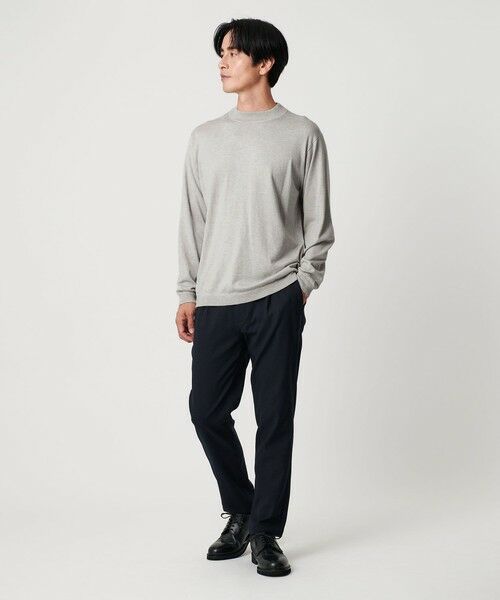 BEAUTY&YOUTH UNITED ARROWS / ビューティー&ユース ユナイテッドアローズ ニット・セーター | コットン カシミヤ ブレンド ジャケット ネック Tシャツ | 詳細8