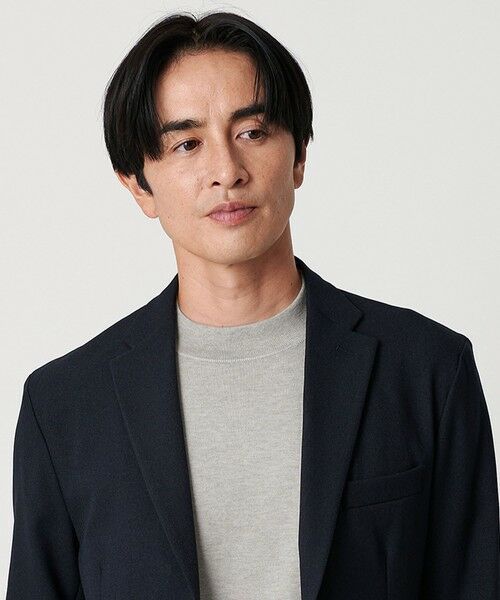 BEAUTY&YOUTH UNITED ARROWS / ビューティー&ユース ユナイテッドアローズ ニット・セーター | コットン カシミヤ ブレンド ジャケット ネック Tシャツ | 詳細9