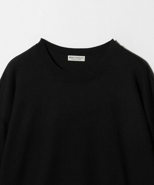 BEAUTY&YOUTH UNITED ARROWS / ビューティー&ユース ユナイテッドアローズ ニット・セーター | コットン カシミヤ ブレンド ロングスリーブ Tシャツ | 詳細5
