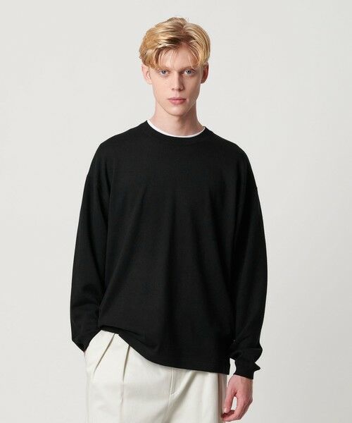 BEAUTY&YOUTH UNITED ARROWS / ビューティー&ユース ユナイテッドアローズ ニット・セーター | コットン カシミヤ ブレンド ロングスリーブ Tシャツ | 詳細2