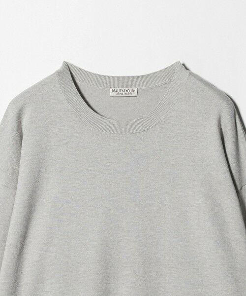 BEAUTY&YOUTH UNITED ARROWS / ビューティー&ユース ユナイテッドアローズ ニット・セーター | コットン カシミヤ ブレンド ロングスリーブ Tシャツ | 詳細10
