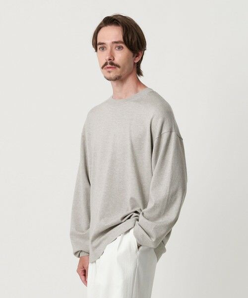 BEAUTY&YOUTH UNITED ARROWS / ビューティー&ユース ユナイテッドアローズ ニット・セーター | コットン カシミヤ ブレンド ロングスリーブ Tシャツ | 詳細7