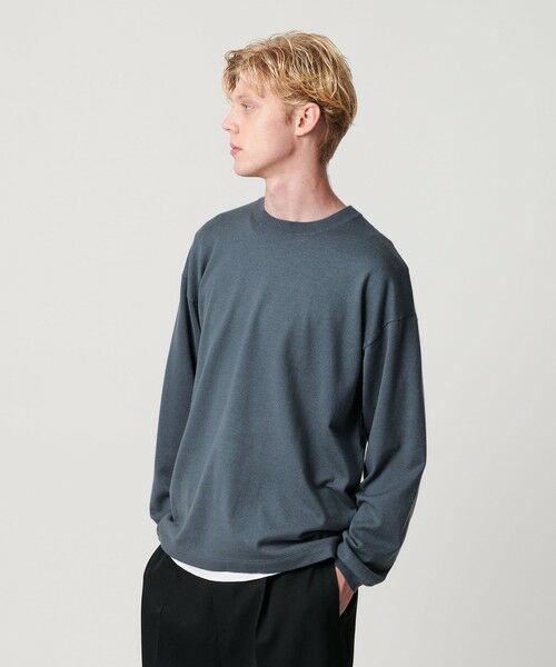BEAUTY&YOUTH UNITED ARROWS / ビューティー&ユース ユナイテッドアローズ ニット・セーター | コットン カシミヤ ブレンド ロングスリーブ Tシャツ | 詳細13