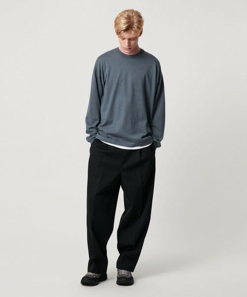 BEAUTY&YOUTH UNITED ARROWS / ビューティー&ユース ユナイテッドアローズ ニット・セーター | コットン カシミヤ ブレンド ロングスリーブ Tシャツ | 詳細14