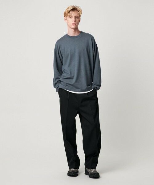 BEAUTY&YOUTH UNITED ARROWS / ビューティー&ユース ユナイテッドアローズ ニット・セーター | コットン カシミヤ ブレンド ロングスリーブ Tシャツ | 詳細15