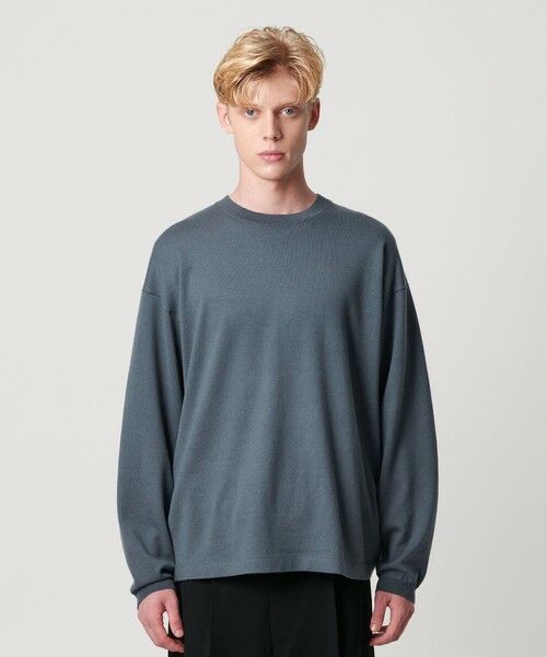 BEAUTY&YOUTH UNITED ARROWS / ビューティー&ユース ユナイテッドアローズ ニット・セーター | コットン カシミヤ ブレンド ロングスリーブ Tシャツ | 詳細16