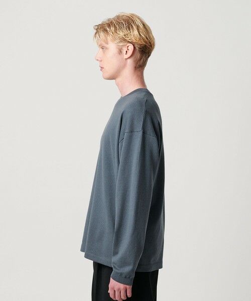 BEAUTY&YOUTH UNITED ARROWS / ビューティー&ユース ユナイテッドアローズ ニット・セーター | コットン カシミヤ ブレンド ロングスリーブ Tシャツ | 詳細17