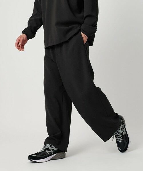 BEAUTY & YOUTH UNITED ARROWS/ビューティー&ユース ユナイテッドアローズ DUAL PACK 2.0 ワイド オフィサーパンツ -セットアップ対応 ウォッシャブル マルチ機能- BLACK XL BEAUTY & YOUTH UNITED ARROWS/ビューティー&ユース ユナイテッドアローズ DUAL PACK 2.0 ワイド オフィサーパンツ -セットアップ対応 ウォッシャブル マルチ機能- BLACK XL