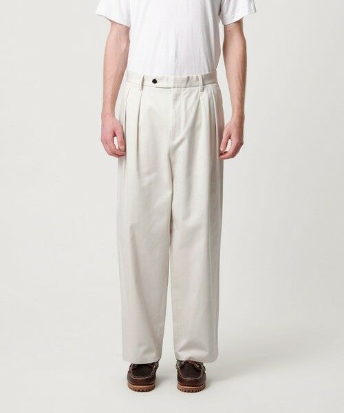 BEAUTY&YOUTH UNITED ARROWS / ビューティー&ユース ユナイテッドアローズ その他パンツ | ダルカラー ワイド チノパンツ | 詳細3