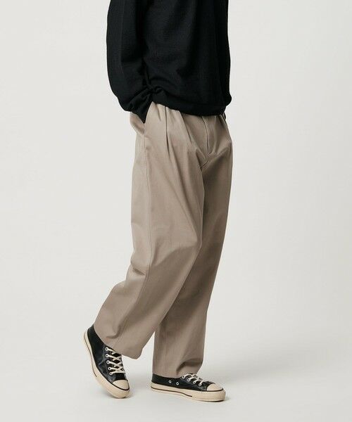 BEAUTY&YOUTH UNITED ARROWS / ビューティー&ユース ユナイテッドアローズ その他パンツ | ダルカラー ワイド チノパンツ | 詳細11