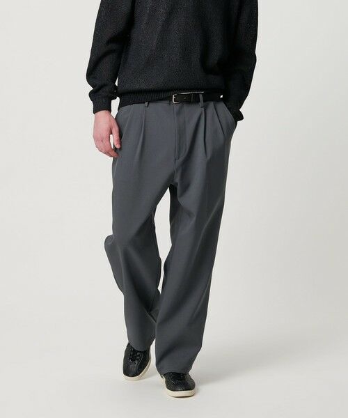 BEAUTY & YOUTH UNITED ARROWS/ビューティー&ユース ユナイテッドアローズ エアロ ツイル スラックス DK. GRAY S BEAUTY & YOUTH UNITED ARROWS/ビューティー&ユース ユナイテッドアローズ エアロ ツイル スラックス DK. GRAY S
