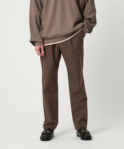 BEAUTY & YOUTH UNITED ARROWS/ビューティー&ユース ユナイテッドアローズ DULL LSTR ポリエステル 1P イージーパンツ DK. BROWN M