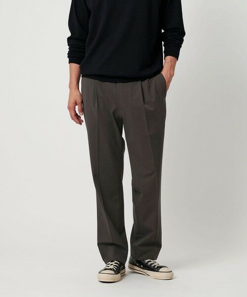 BEAUTY & YOUTH UNITED ARROWS/ビューティー&ユース ユナイテッドアローズ 2W TR イージースラックス タテヨコ伸縮 DK. BROWN S