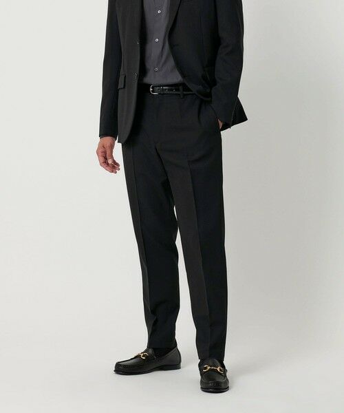 BEAUTY&YOUTH UNITED ARROWS / ビューティー&ユース ユナイテッドアローズ その他パンツ | ピンヘッド ポリエステル ノープリーツ スリムパンツ セットアップ対応可能 | 詳細1